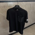 Moncler Pocket T-Shirt Black With Side Logo
