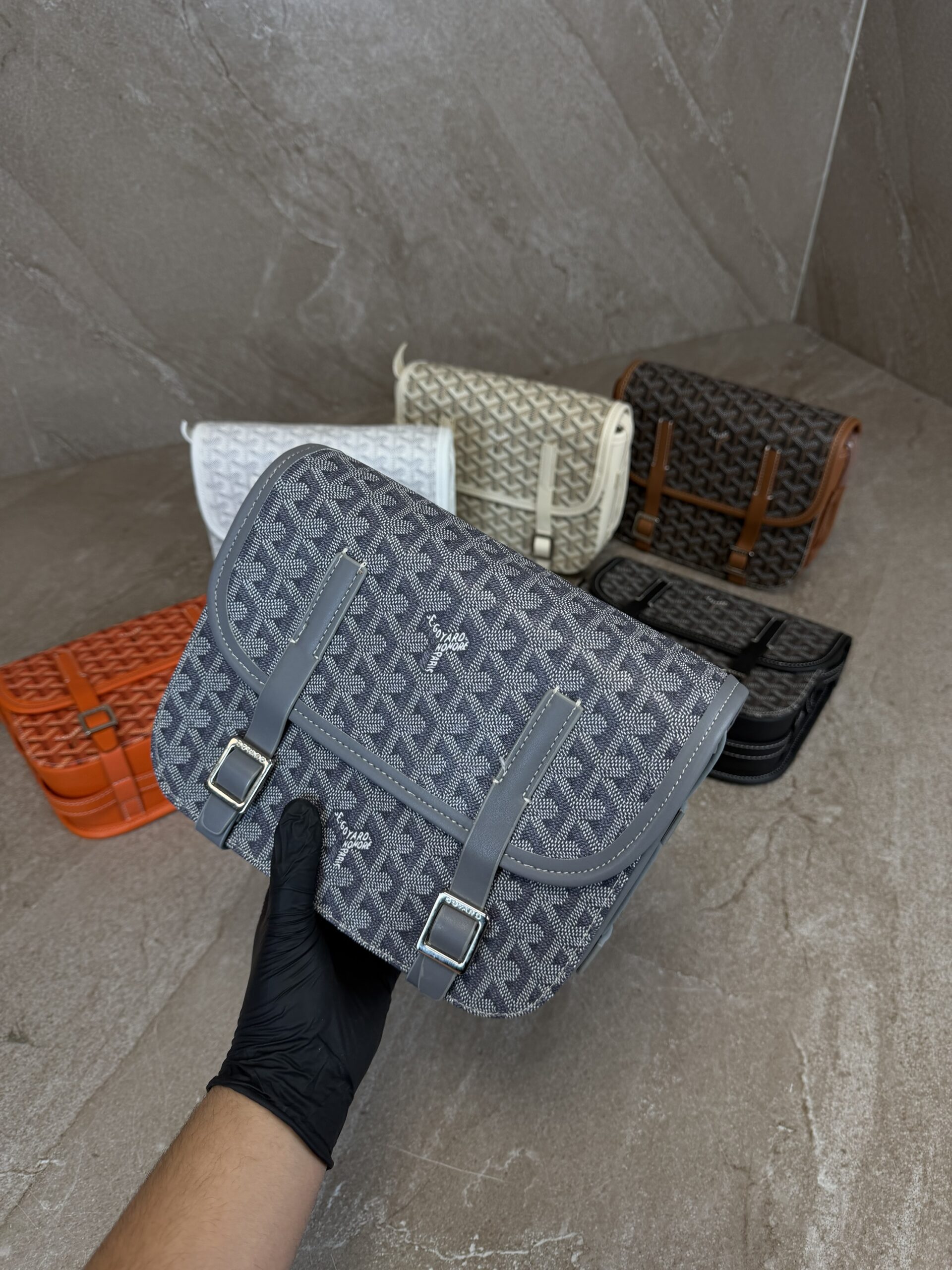 img_0441 Goyard Grey Bag - Afbeelding 1
