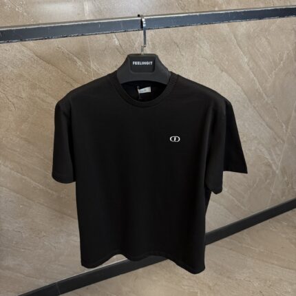 Christian Dior New CD Logo SS26 T-Shirt Black
