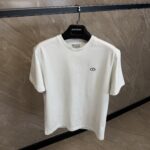 Christian Dior New CD Logo SS26 T-Shirt White