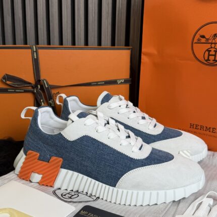 Hermès Bouncing Sneaker White & Blue