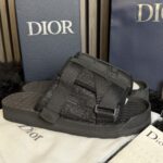 Dior Alpha Sandal Black on Black