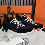 Hermés Lift Slip-On Sneaker Black & White