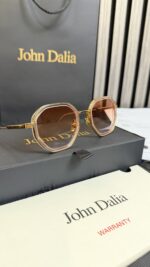 John Dalia Harrison Gold With Red & Orange Glasses