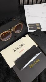 John Dalia Harrison Gold With Red & Orange Glasses - Afbeelding 2