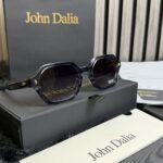 John Dalia Project05 Gold & Grey Transparent With Dark Glasses
