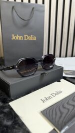 John Dalia Project05 Gold & Grey Transparent With Dark Glasses