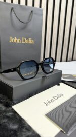 John Dalia Project05 Black With Blue Glasses