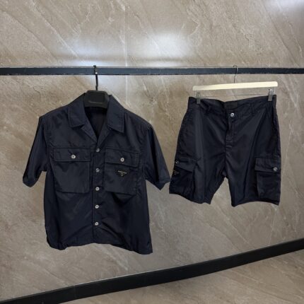 Prada Re-Nylon set Navy Blue