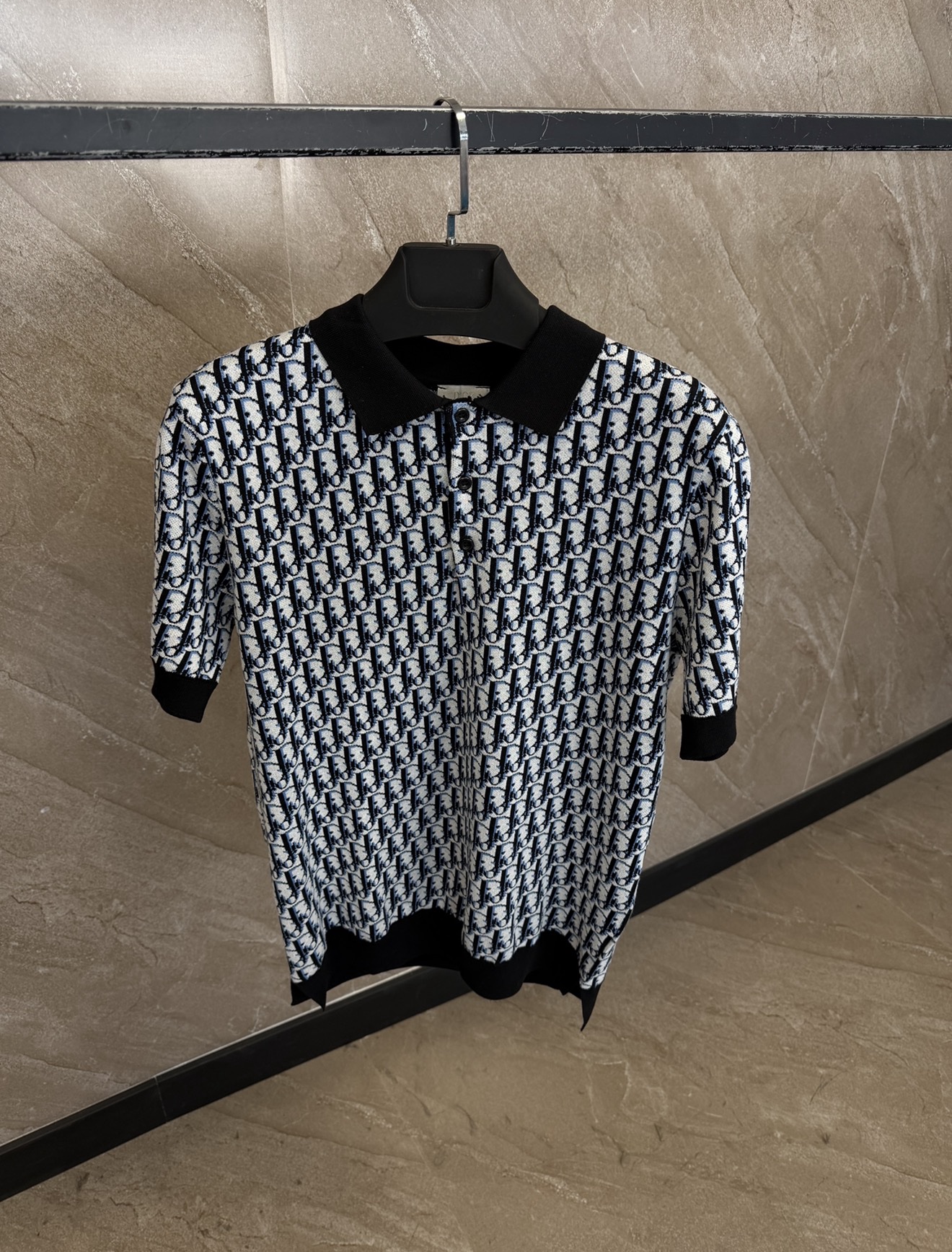 screenshot-5 Dior Oblique Polo Black - Afbeelding 1