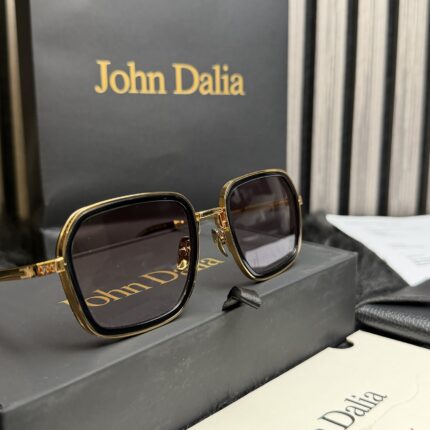 John Dalia Cillian Gold Dark Glasses