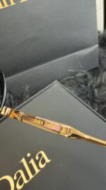 John Dalia Cillian Gold Dark Glasses - Afbeelding 4