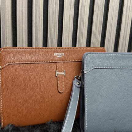 Hermès Clutch Bag Brown