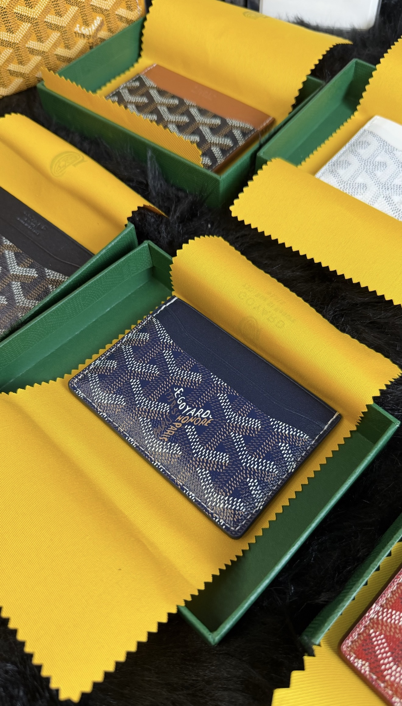 screenshot-11 Goyard Cardholder Navy Blue - Afbeelding 1