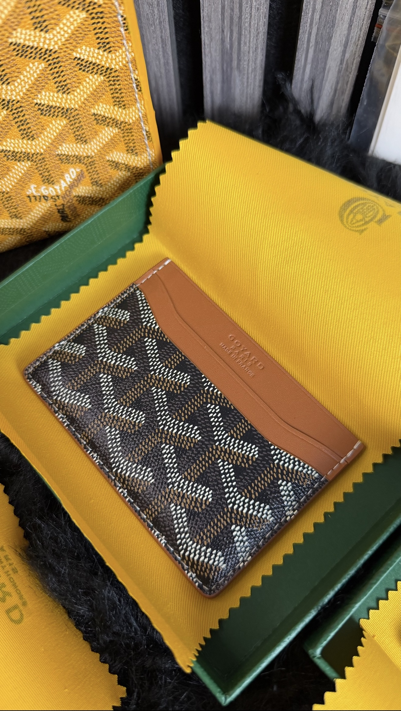 screenshot-13 Goyard Cardholder Black Brown - Afbeelding 1