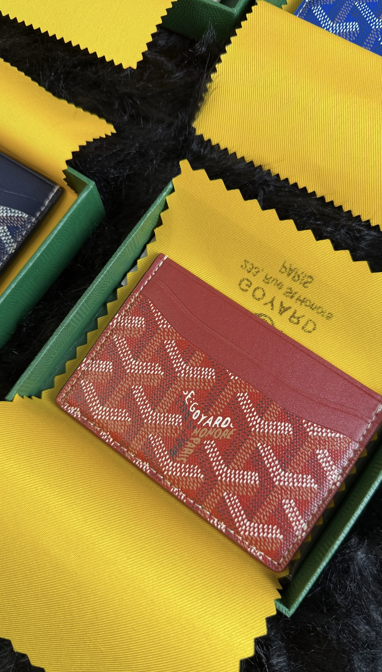 screenshot-17 Goyard Cardholder Bordeaux red - Afbeelding 1