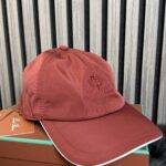 Loro Piana Baseball Cap Bordeaux Red