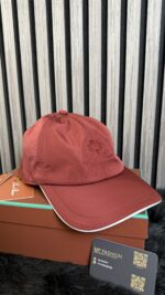Loro Piana Baseball Cap Bordeaux Red
