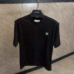 Stone Island Black T-Shirt Black Logo