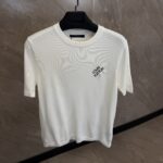 Louis Vuitton White T-Shirt Pin Logo