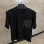 Prada T-Shirt With Black Pocket Logo