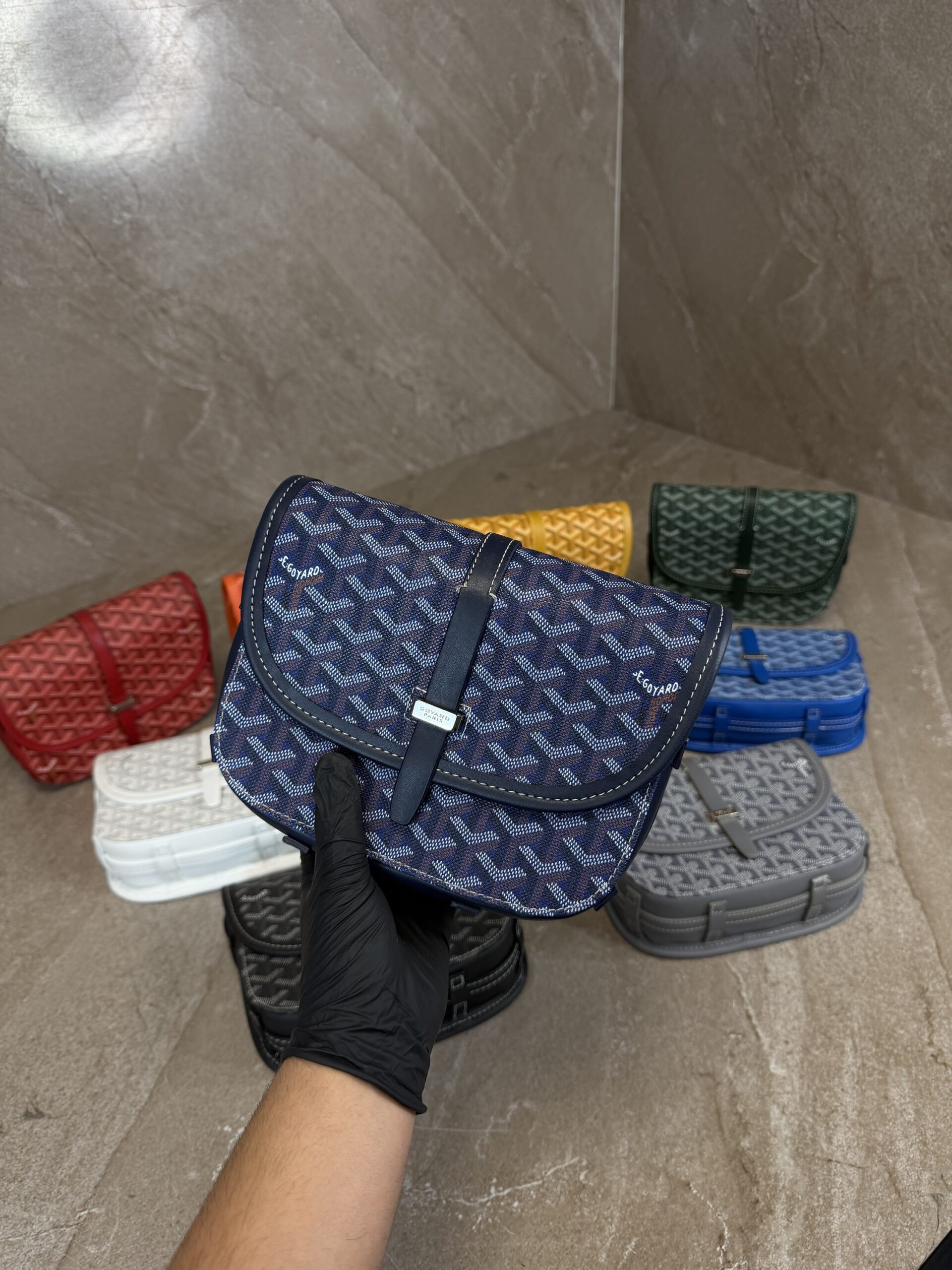 img_2589 Goyard Bag Navy Blue - Afbeelding 1