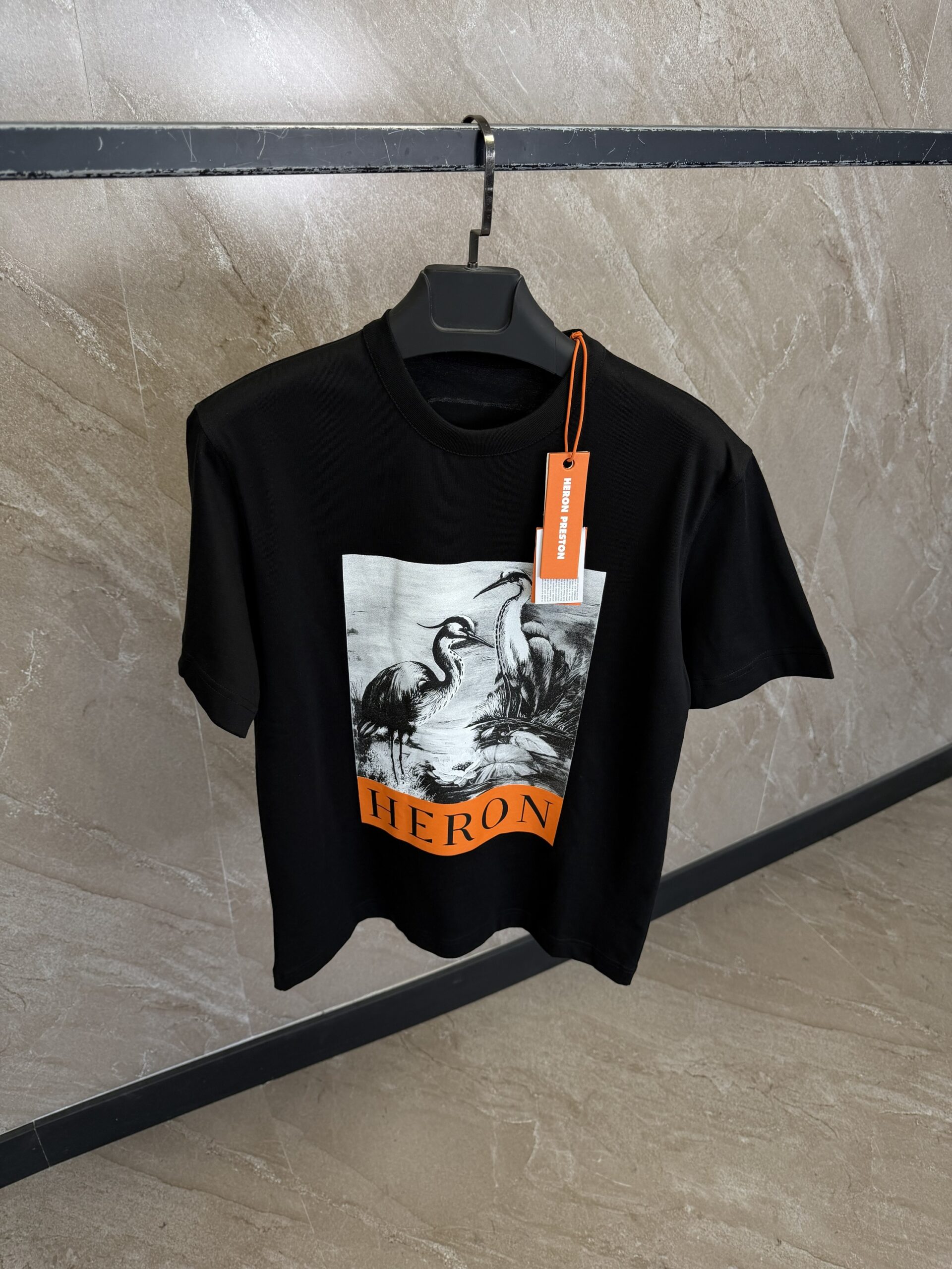 img_2711 Heron Preston T-Shirt zwart - Afbeelding 1