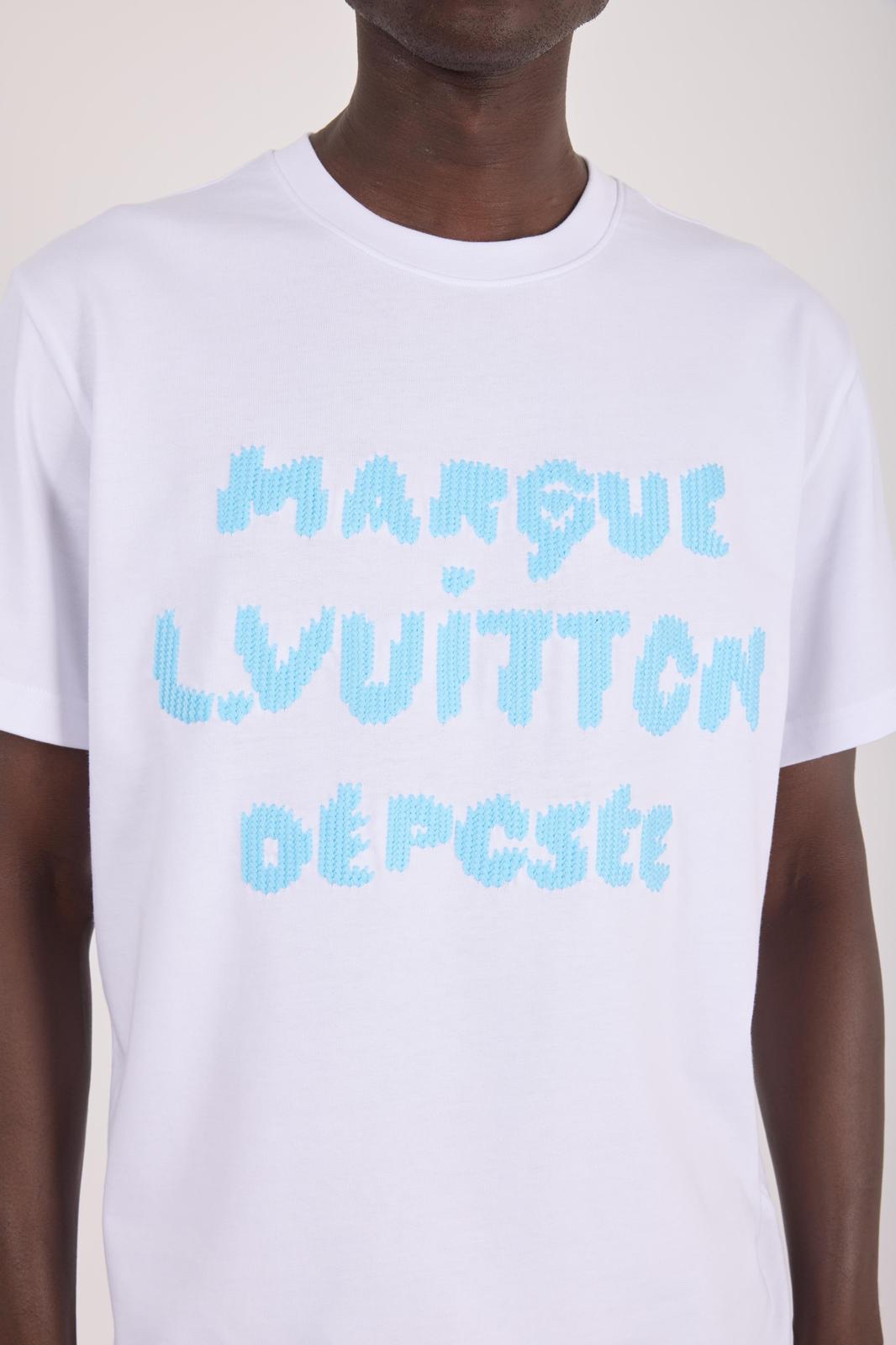 img_2811 Embroidered Signature T-Shirt White - Afbeelding 1