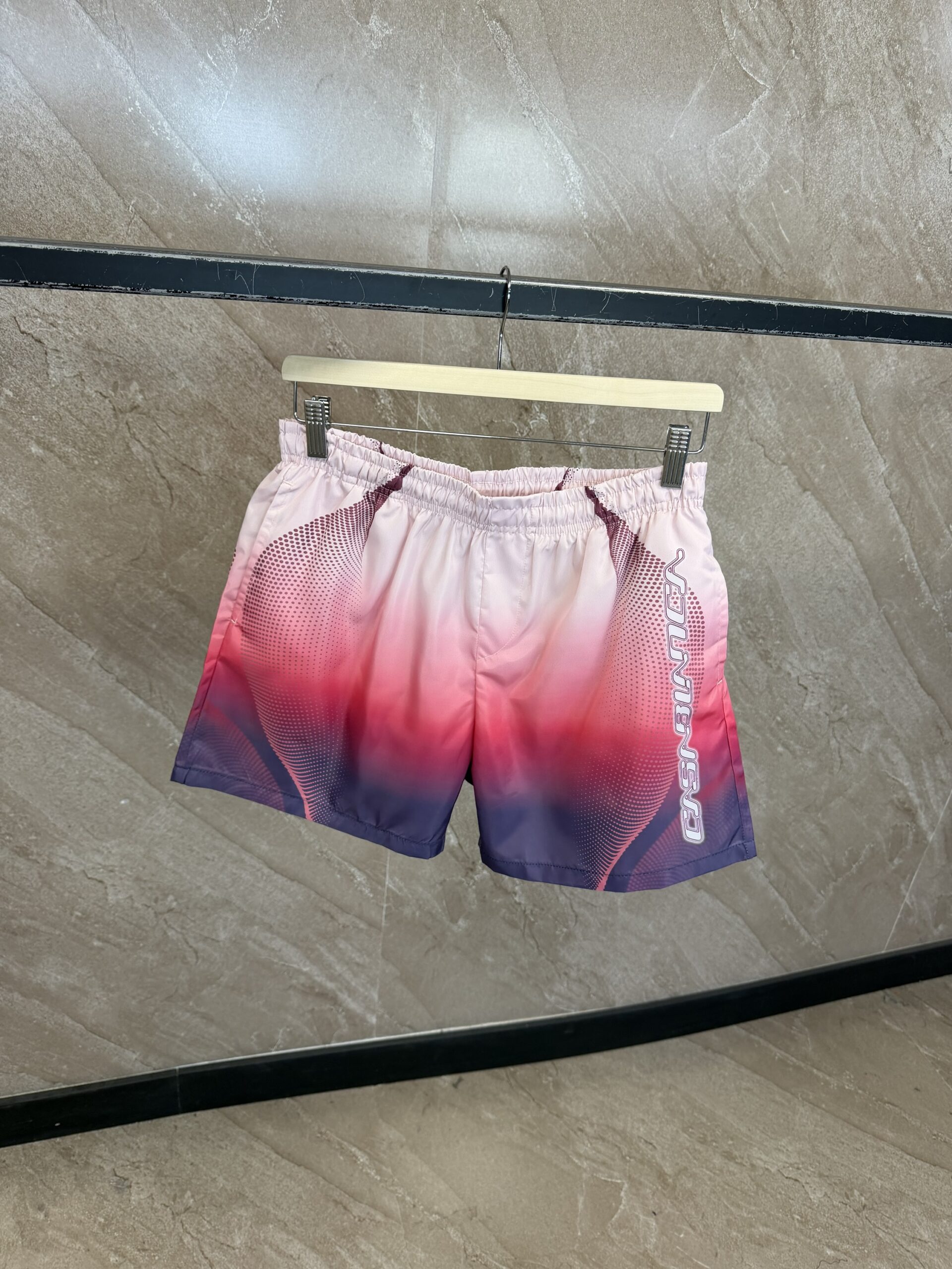 img_2944 Casablanca Aubergine Gradient Printed Swimshorts - Afbeelding 1
