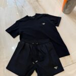 Prada Set T-Shirt & Swim Shorts Black