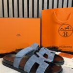 Hermès Chypre Blue Suede