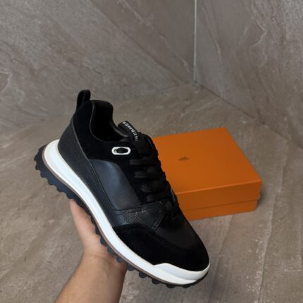 Hermes Leader Sneaker Black & White