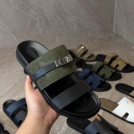 Hermes Jackson Sandal Green