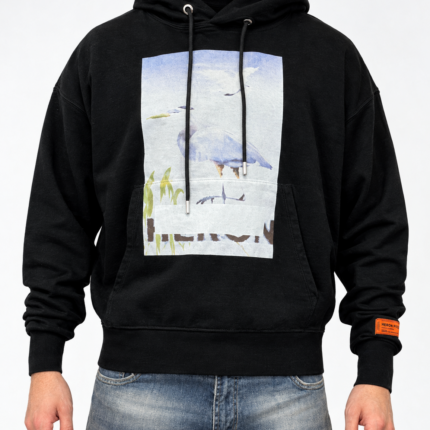 Heron Preston Black Hoodie